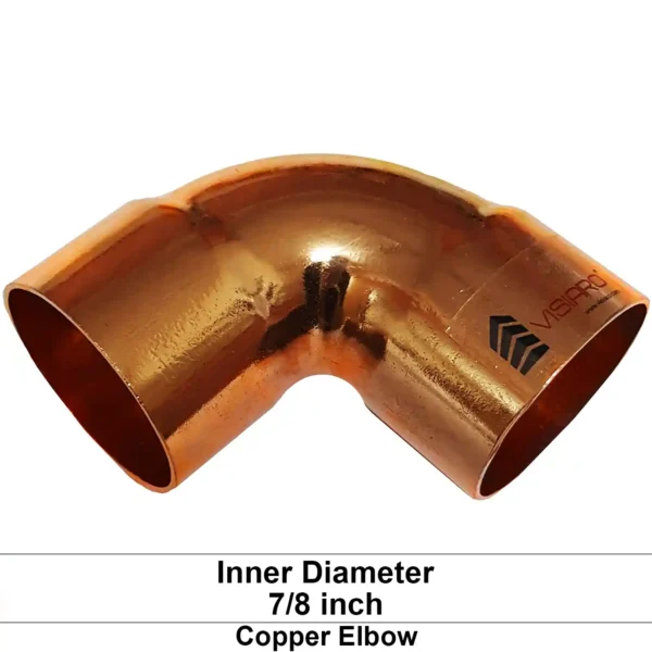 Visiaro Copper Elbow with ID 22.225mm