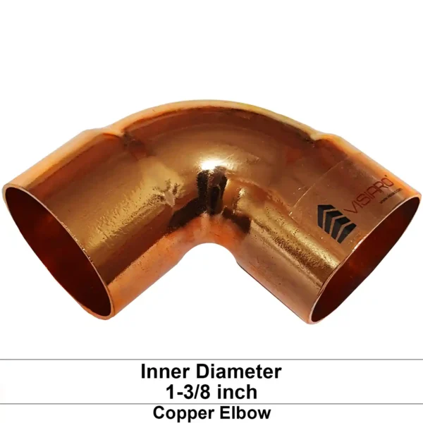 Visiaro Copper Elbow with ID 34.925mm