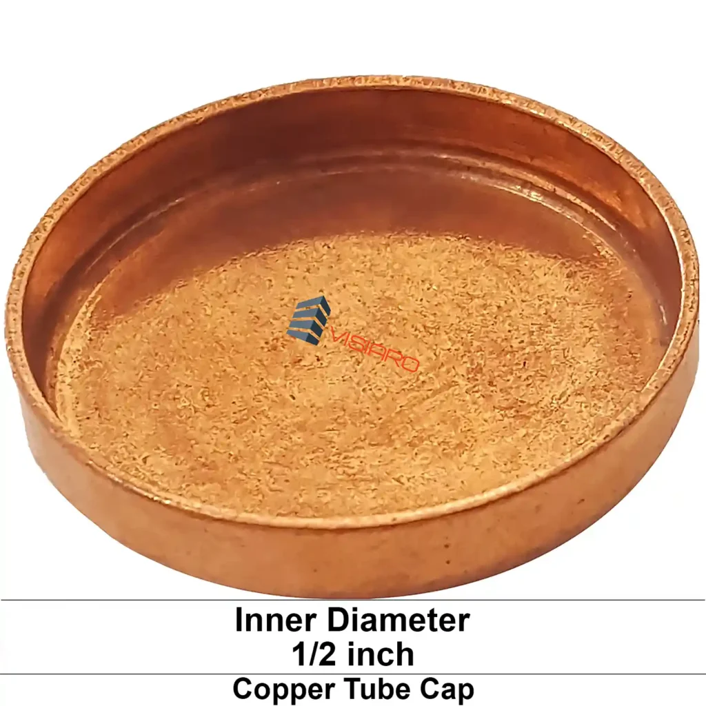 Visiaro Copper Tube Cap with ID 12.7mm