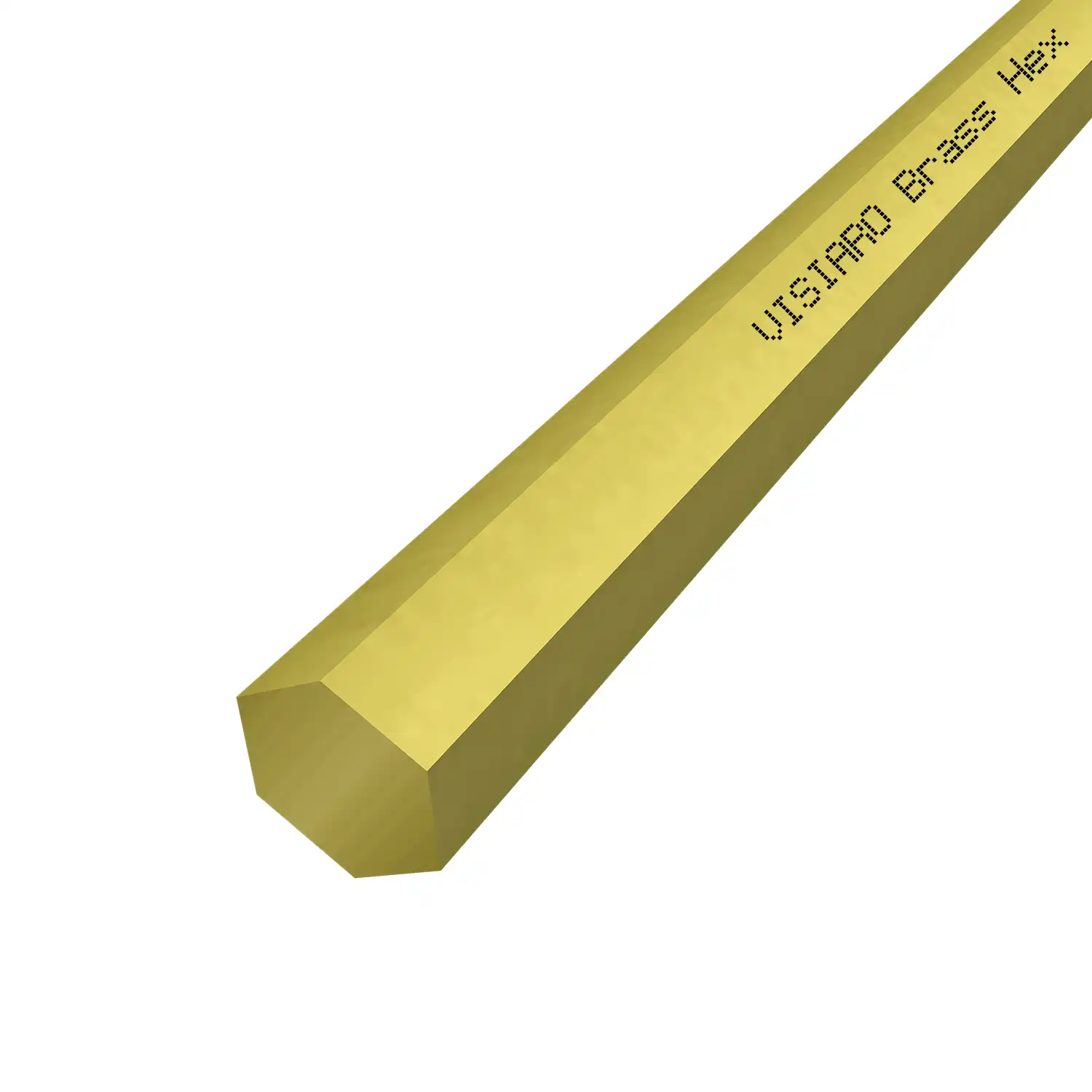 Visiaro Hard Brass Hex Bar
