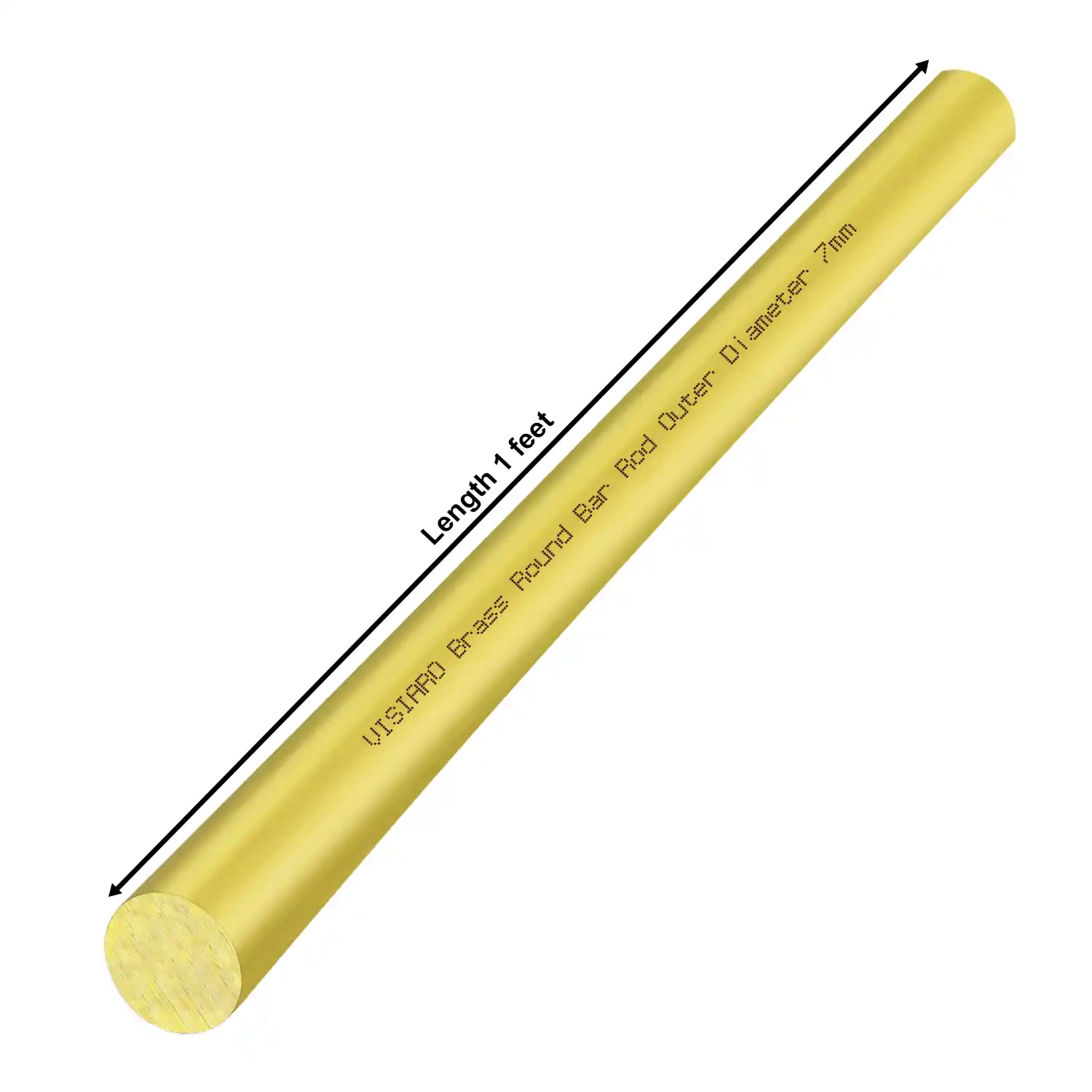 1 Diameter X 17-long 360 Brass Round Bar-- 1 Dia 360 Brass
