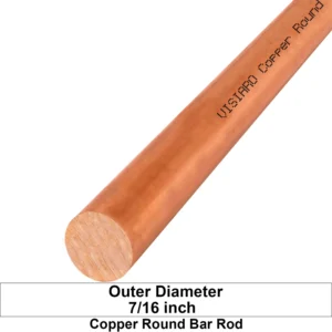 Hard Copper Round Rod with O.D 7/16 inch