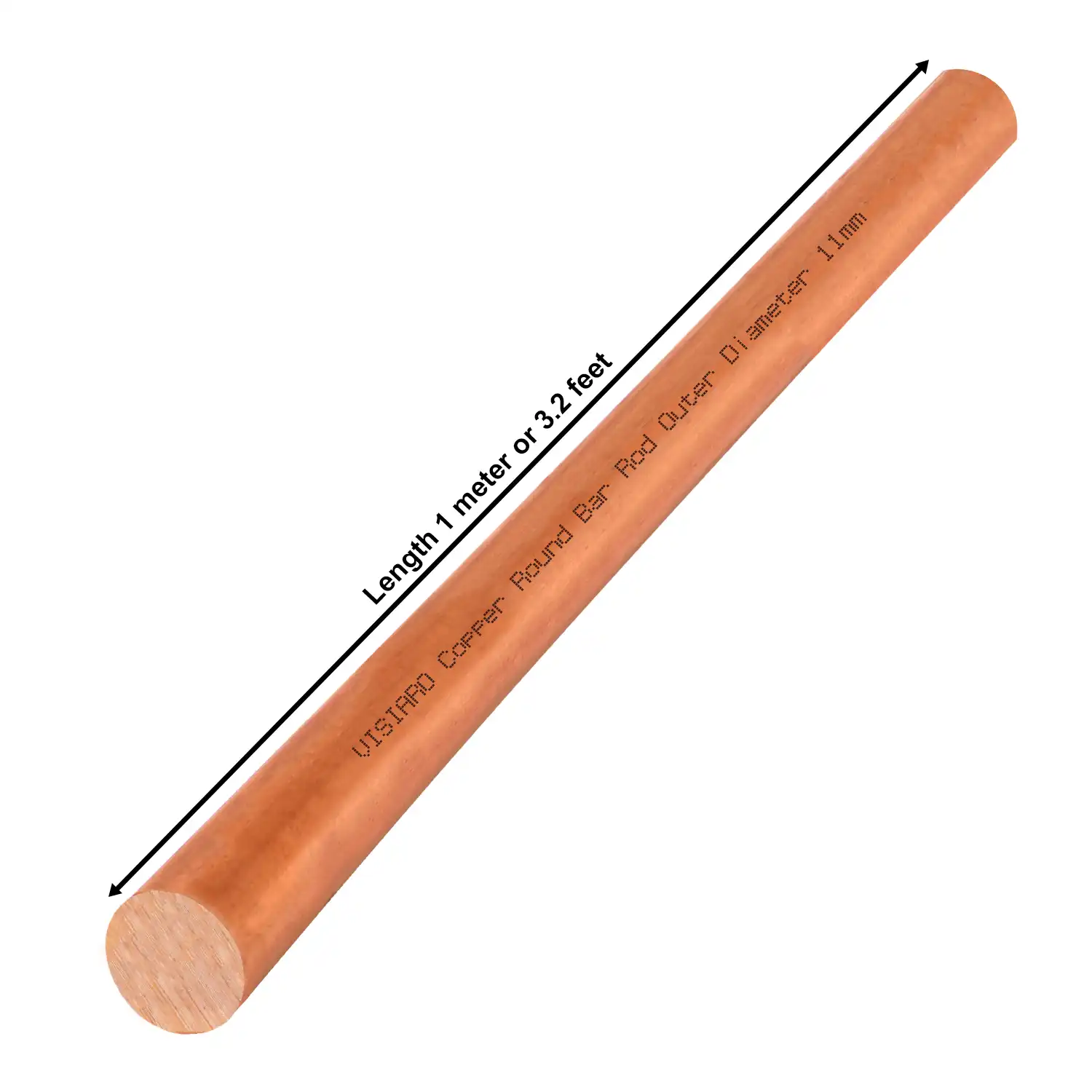 110 copper 3/4 rod round stock 12 long lathe machinist tool new solid bar .75