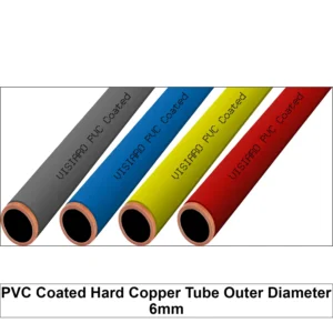 PVC Coated Hard Copper Tubes with O.D 6 mm