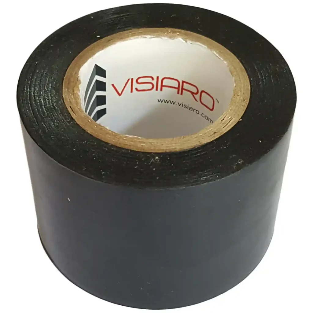 Visiaro PVC Self Adhesive Black Monsoon Tape