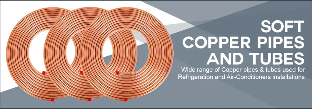 Soft copper tubing - refrigeration tubing