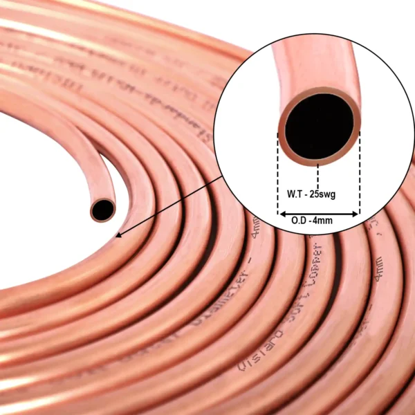 Soft Copper Coil Tube Pipe For Refrigeration Making Immersion Chiller Id 4mm Od 6mm Thickness 1mm 2m I4415098428 - View #10
