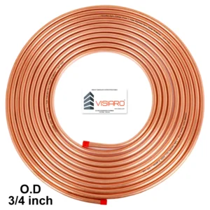 Soft Copper Tubes with O.D 3/4 inch