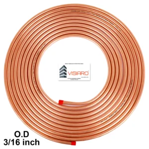 Soft Copper Tubes with O.D 3/16 inch