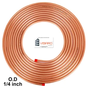 Soft Copper Tubes with O.D 1/4 inch